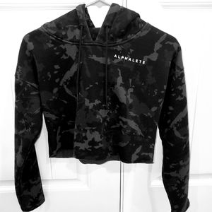 Camo Crop Hoodie